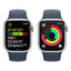 Apple Watch Series 9 with Sport Band - LTPO OLED / 64GB / 45mm / Medium/Large / Bluetooth / Wi-Fi / Cellular / Storm