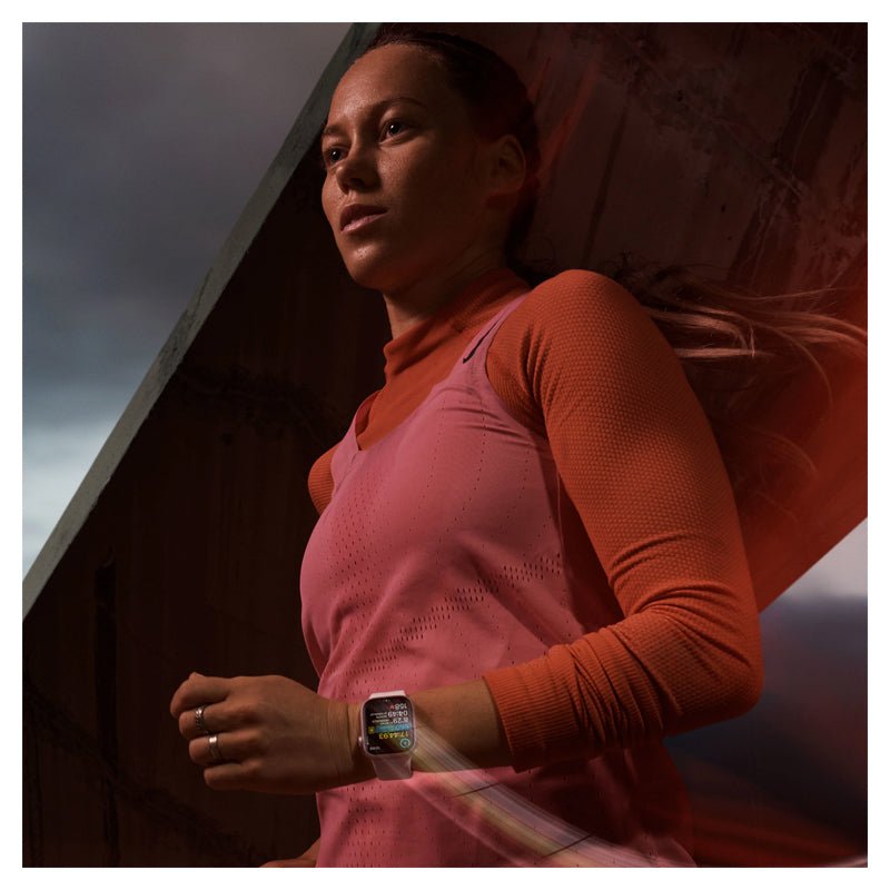 Apple Watch Series 9 with Sport Band - LTPO OLED / 64GB / 45mm / Medium/Large / Bluetooth / Wi-Fi / Cellular / Storm