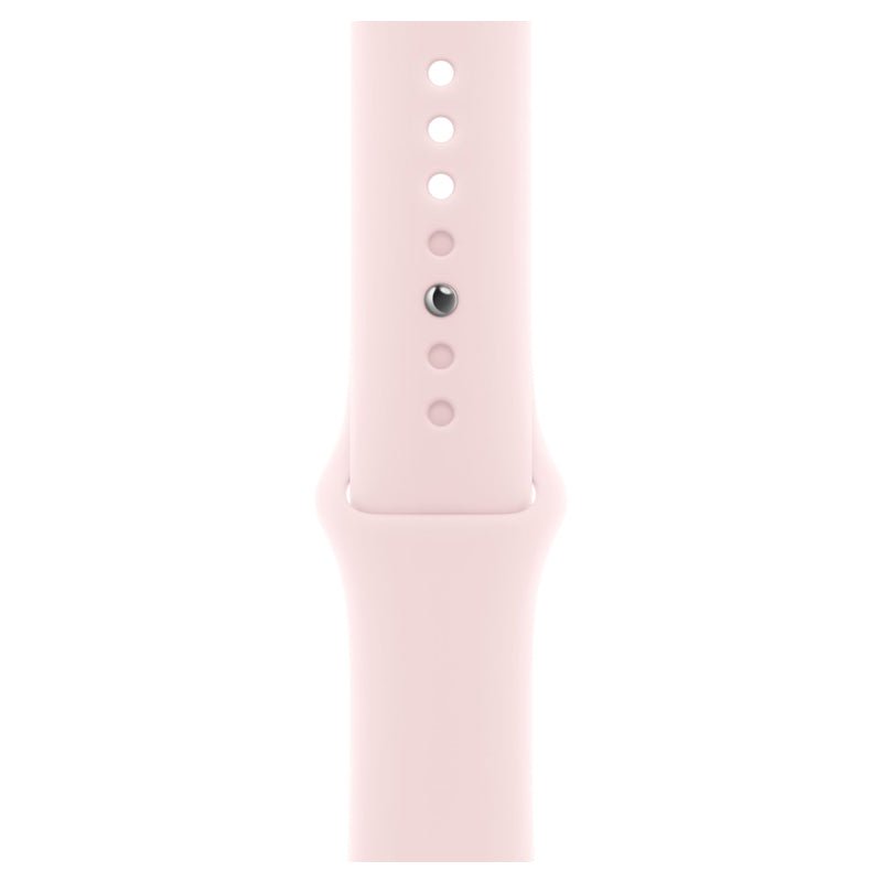Apple Watch Series 9 with Sport Band - LTPO OLED / 64GB / 45mm / Medium/Large / Bluetooth / Wi-Fi / Light Pink Smart