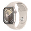 Apple Watch Series 9 with Sport Band - LTPO OLED / 64GB / 45mm / Medium/Large / Bluetooth / Wi-Fi / Starlight Smart