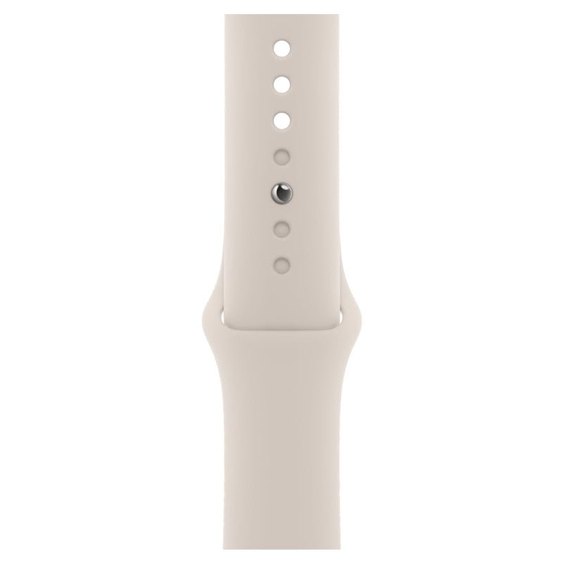 Apple Watch Series 9 with Sport Band - LTPO OLED / 64GB / 45mm / Medium/Large / Bluetooth / Wi-Fi / Starlight Smart