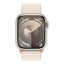 Apple Watch Series 9 with Sport Loop - LTPO OLED / 64GB / 41mm / Bluetooth / Wi-Fi / Starlight Smart Watches