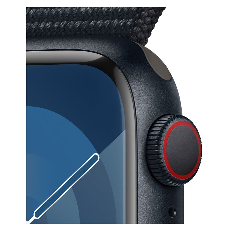 Apple Watch Series 9 with Sport Loop - LTPO OLED / 45mm / Wi-Fi / Cellular / Midnight Smart Watches