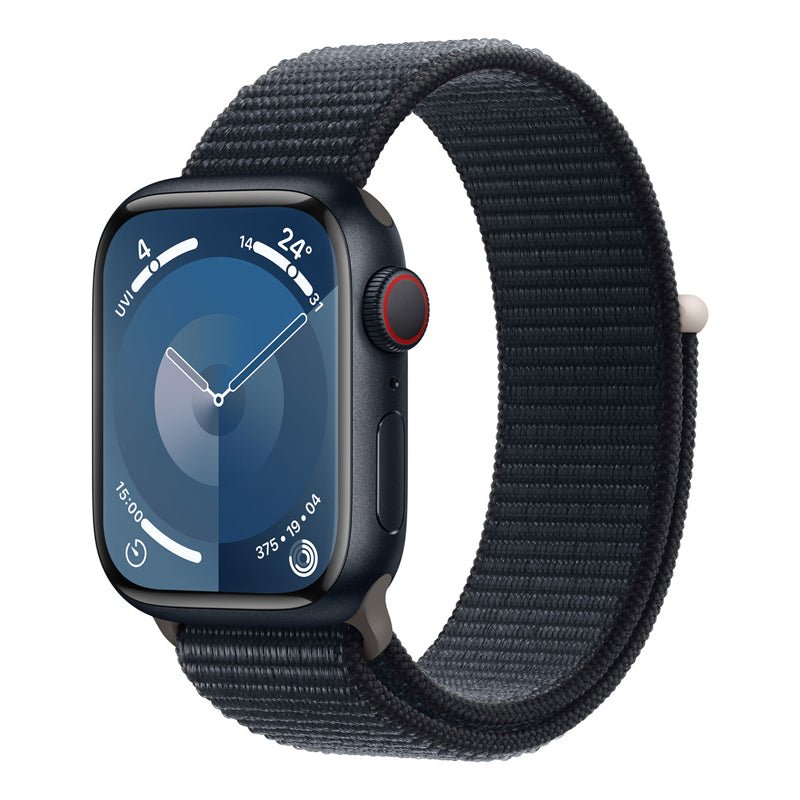 Apple Watch Series 9 with Sport Loop - LTPO OLED / 45mm / Wi-Fi / Cellular / Midnight Smart Watches