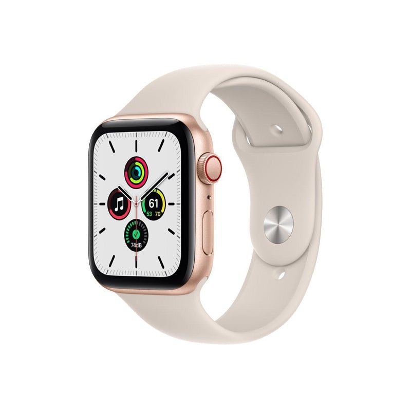 Apple Watch Series SE - OLED / 32GB / 44mm / Bluetooth / Wi-Fi / Cellular / Starlight Smart Watches > Offer Zone
