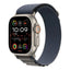 Apple Watch Ultra 2 - LTPO OLED / 64GB / 49mm / Bluetooth / Wi-Fi / Cellular / Medium / Titanium Blue Alpine Loop Smart