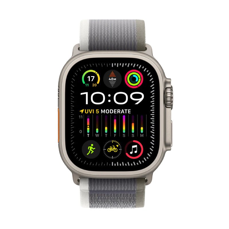 Apple Watch Ultra 2 - LTPO OLED / 64GB / 49mm / Bluetooth / Wi-Fi / Cellular / Medium/Large / Titanium Green/Grey Trail
