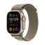Apple Watch Ultra 2 - LTPO OLED / 64GB / 49mm / Bluetooth / Wi-Fi / Cellular / Small / Titanium Olive Alpine Loop Smart