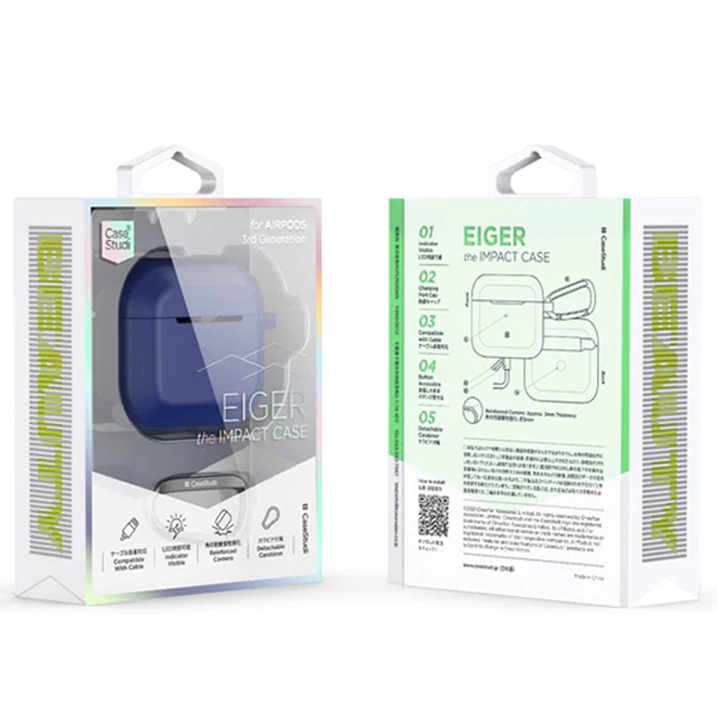 Casestudi Eiger Series Case - Apple Airpods 3 / Navy Blue Accessories > Mobiles & Tablets