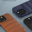 Comma Royal Series Shockproof Leather case - Apple iPhone 14 Pro Max / Brown Accessories > Mobiles & Tablets > Mobiles