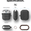 Elago Waterproof Hang Active Case - Apple AirPods 1 & 2 / Dark Gray Accessories > Mobiles & Tablets