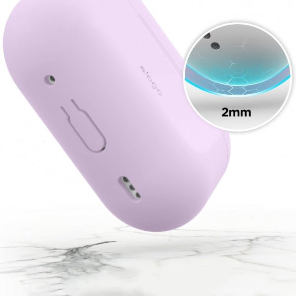 Elago AirPods Pro 1&2 Silicone Hang Case - Lavender Accessories > Mobiles & Tablets