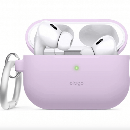 Elago AirPods Pro 1&2 Silicone Hang Case - Lavender Accessories > Mobiles & Tablets