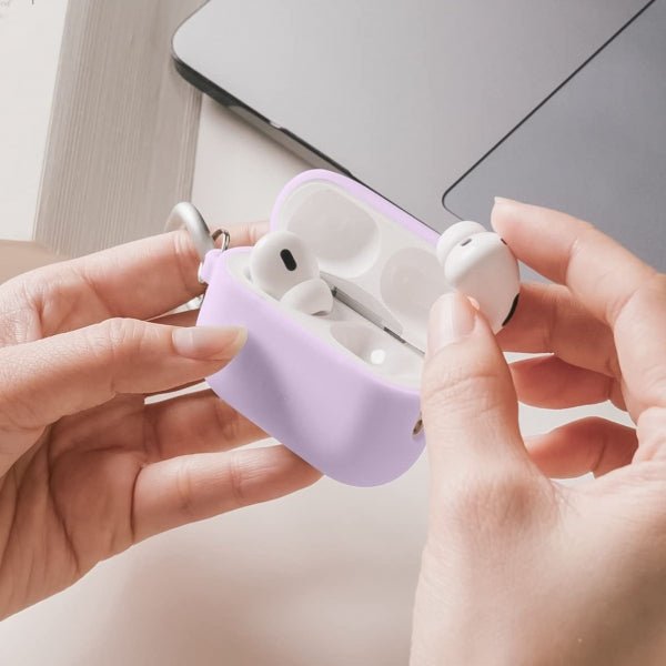 Elago AirPods Pro 1&2 Silicone Hang Case - Lavender Accessories > Mobiles & Tablets
