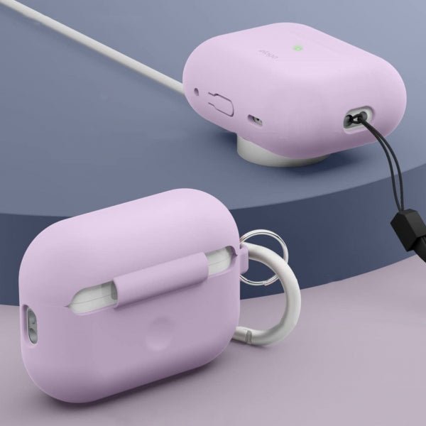 Elago AirPods Pro 1&2 Silicone Hang Case - Lavender Accessories > Mobiles & Tablets