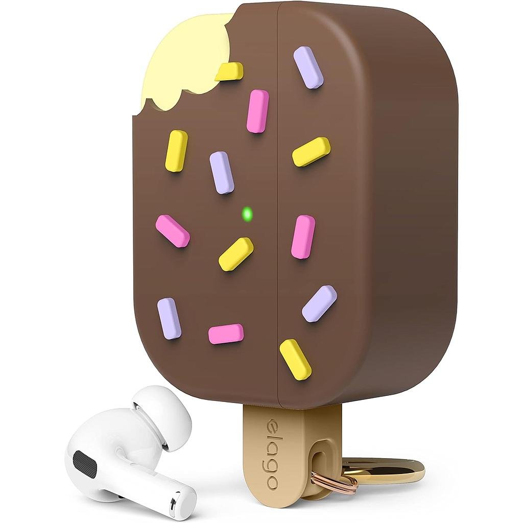 Elago Ice Cream Case - Apple AirPods Pro 2 / Dark Brown Accessories > Mobiles & Tablets