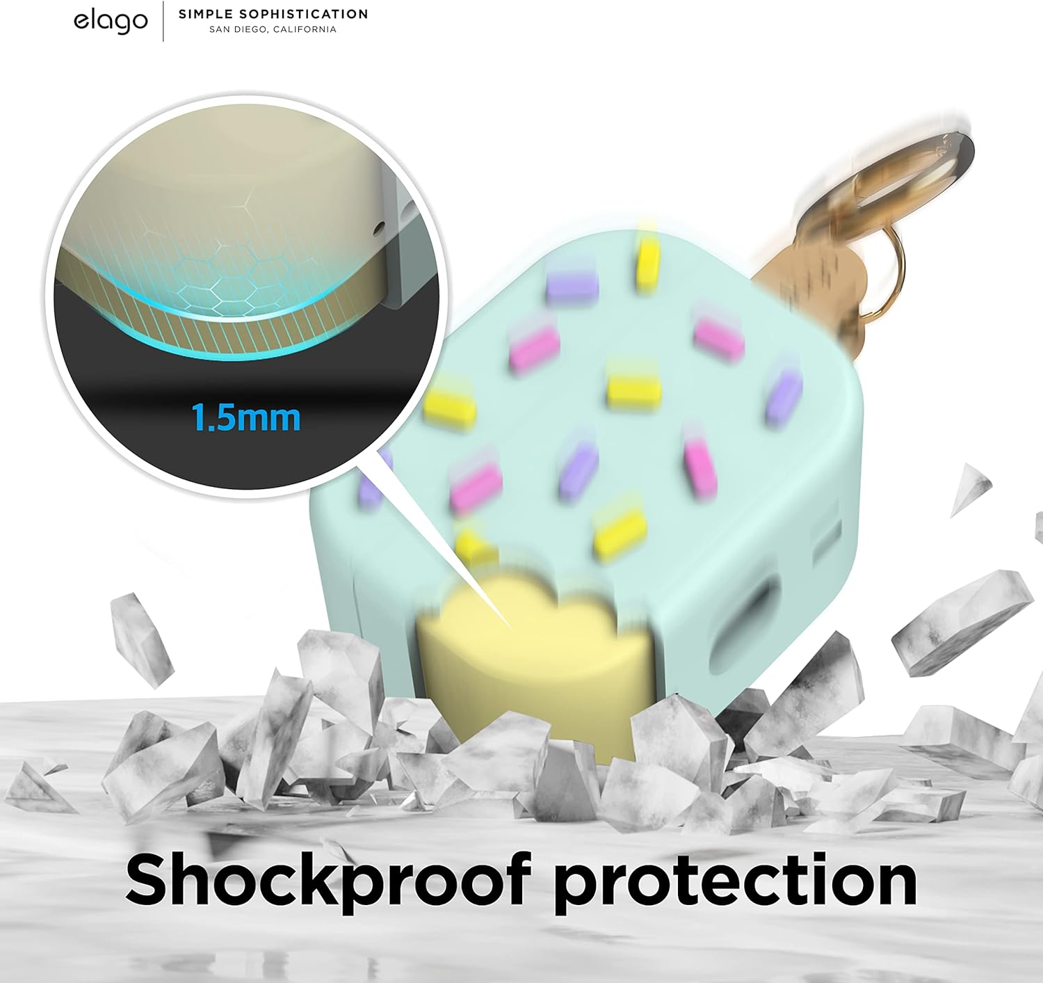 Elago Ice Cream Case - Apple AirPods Pro 2 / Mint Accessories > Mobiles & Tablets