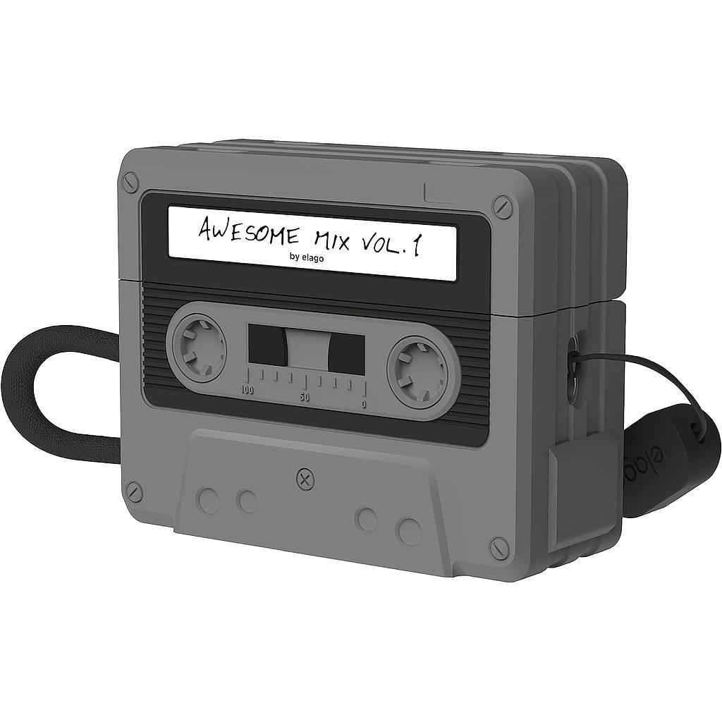 Elago Cassette Tape Case - Apple AirPods Pro 2 / Black Accessories > Mobiles & Tablets