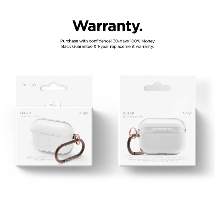 Elago Clear Case - Apple AirPods Pro / Clear Accessories > Mobiles & Tablets