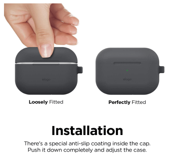 Elago AirPods Pro Original Hang Case - Dark Gray Accessories > Audio > Headphones