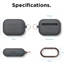 Elago AirPods Pro Original Hang Case - Dark Gray Accessories > Audio > Headphones
