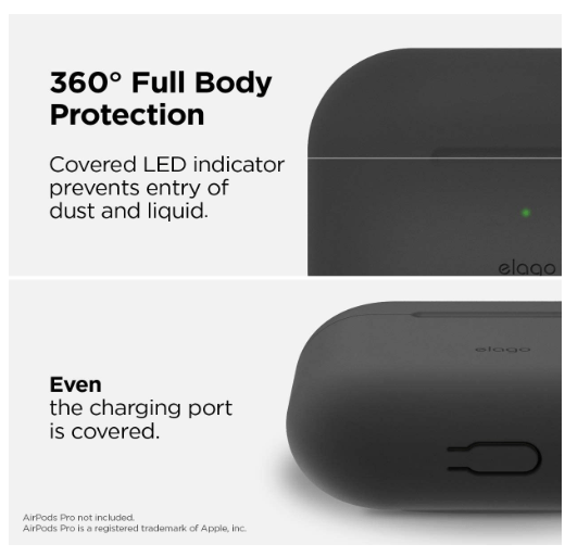 Elago AirPods Pro Original Hang Case - Dark Gray Accessories > Audio > Headphones