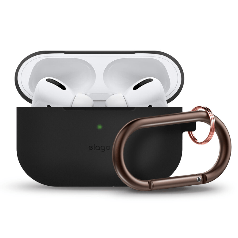 Elago AirPods Pro Slim Hang Case - Black Accessories > Mobiles & Tablets > Mobiles > Screen Protectors & Covers