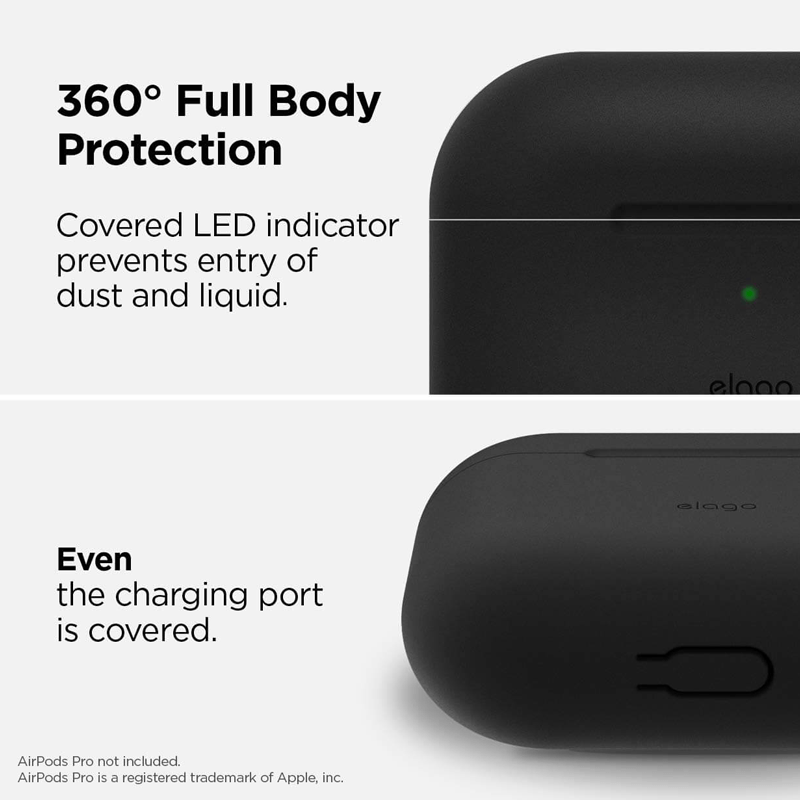 Elago AirPods Pro Slim Hang Case - Dark Grey Accessories > Mobiles & Tablets