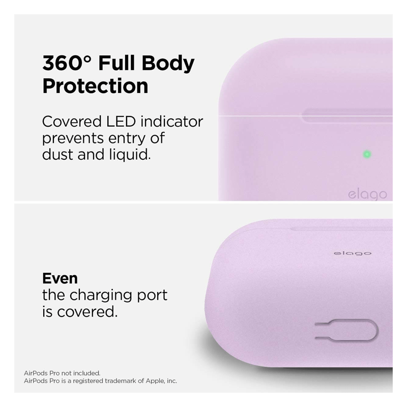 Elago AirPods Pro Slim Hang Case - Lavender