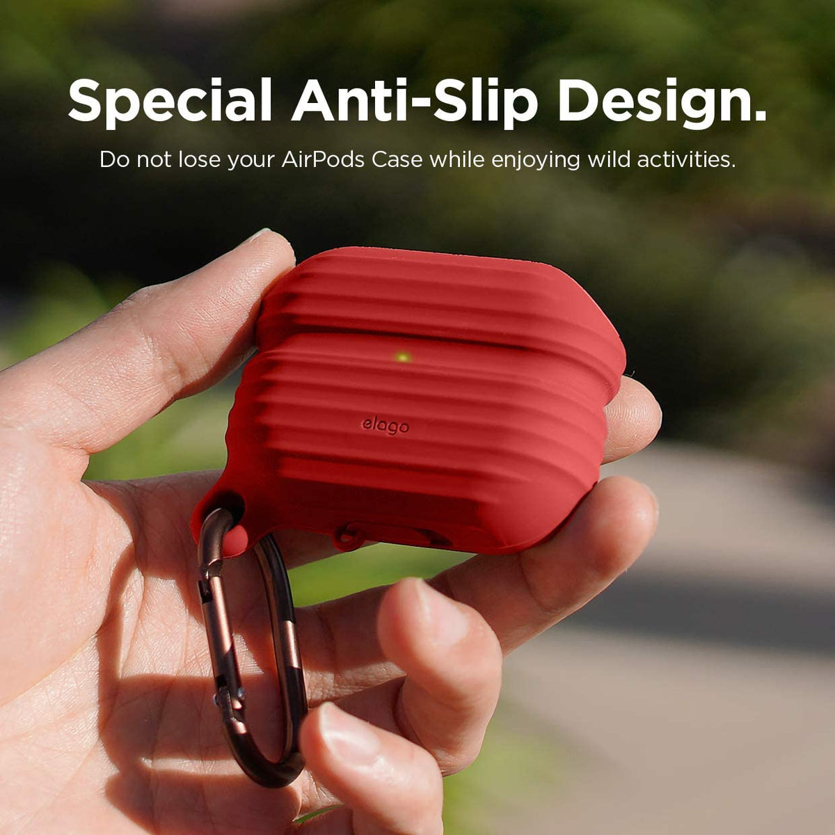 Elago AirPods Pro Waterproof Hang Case - Red Accessories > Mobiles & Tablets