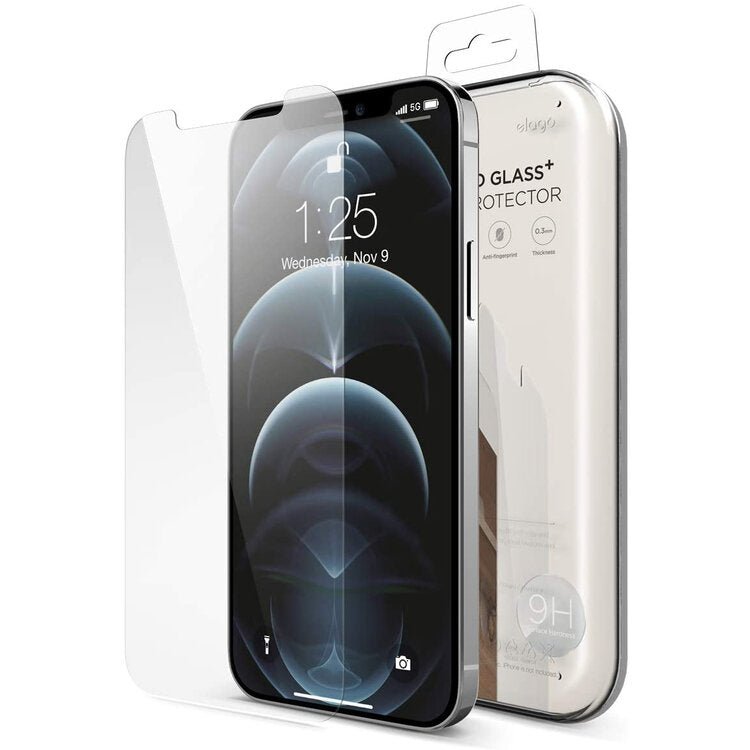 Elago iPhone 12 / iPhone 12 Pro Tempered Glass + Screen Protector Accessories > Mobiles & Tablets > Mobiles > Screen
