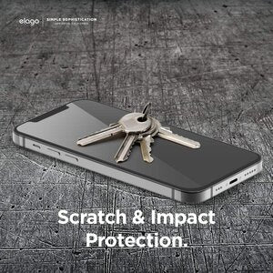 Elago iPhone 12 Pro Max Tempered Glass + Screen Protector Accessories > Mobiles & Tablets > Mobiles > Screen Protectors