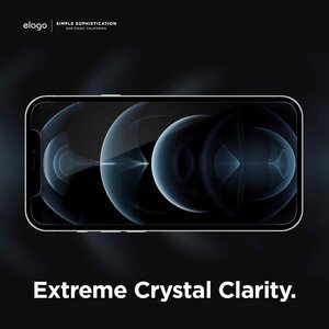 Elago iPhone 12 Pro Max Tempered Glass + Screen Protector Accessories > Mobiles & Tablets > Mobiles > Screen Protectors