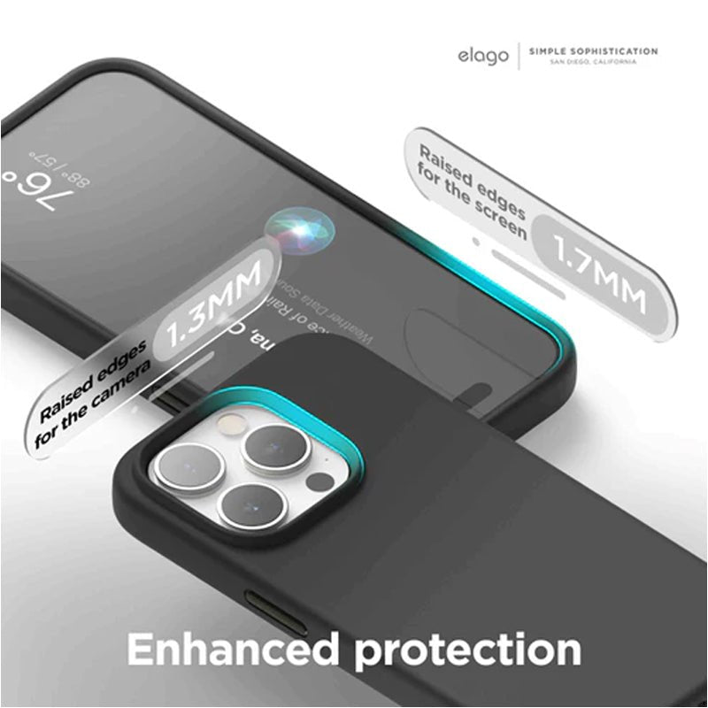 Elago MagSafe Magnetic Silicone Case - Apple iPhone 15 Pro Max / Black Accessories > Mobiles & Tablets > Mobiles >
