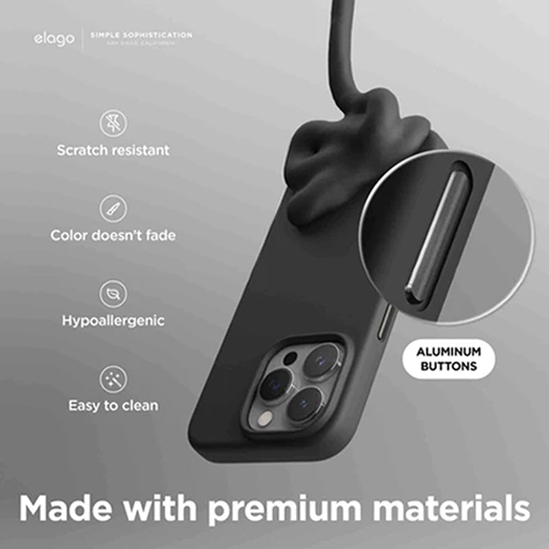 Elago MagSafe Magnetic Silicone Case - Apple iPhone 15 Pro Max / Black Accessories > Mobiles & Tablets > Mobiles >