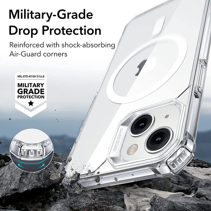 ESR Armor with HaloLock Ring MagSafe Case - Apple iPhone 14 Plus / Clear Accessories > Mobiles & Tablets > Mobiles >