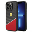 Ferrari iPhone 14 Pro Bimaterial Carbon Case & Polycarbonate & Silver Stripe - Red Accessories > Mobiles & Tablets >