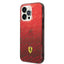 Ferrari iPhone 14 Pro Gradient PC/TPU Case with Allover Scuderia & Dyed Bumper - Red Accessories > Mobiles & Tablets >