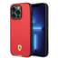 Ferrari iPhone 14 Pro HC PU Case With Italian Flag Line - Red Accessories > Mobiles & Tablets > Mobiles