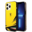 Ferrari iPhone 14 Pro Max PC/TPU Case with Double Layer Print - Yellow Accessories > Mobiles & Tablets > Mobiles