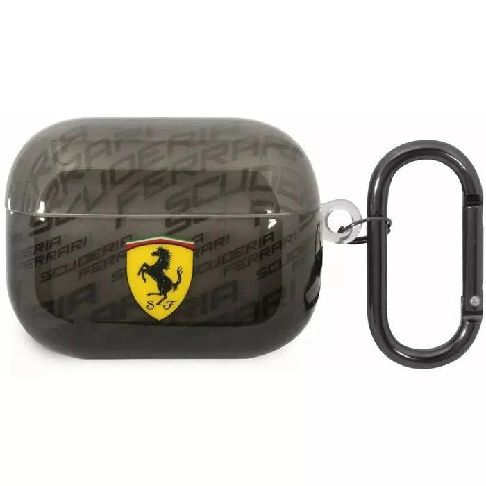 Ferrari Apple Airpods Pro TPU Case With Scuderia Ferrari Pattern - Black Accessories > Mobiles & Tablets > Mobiles