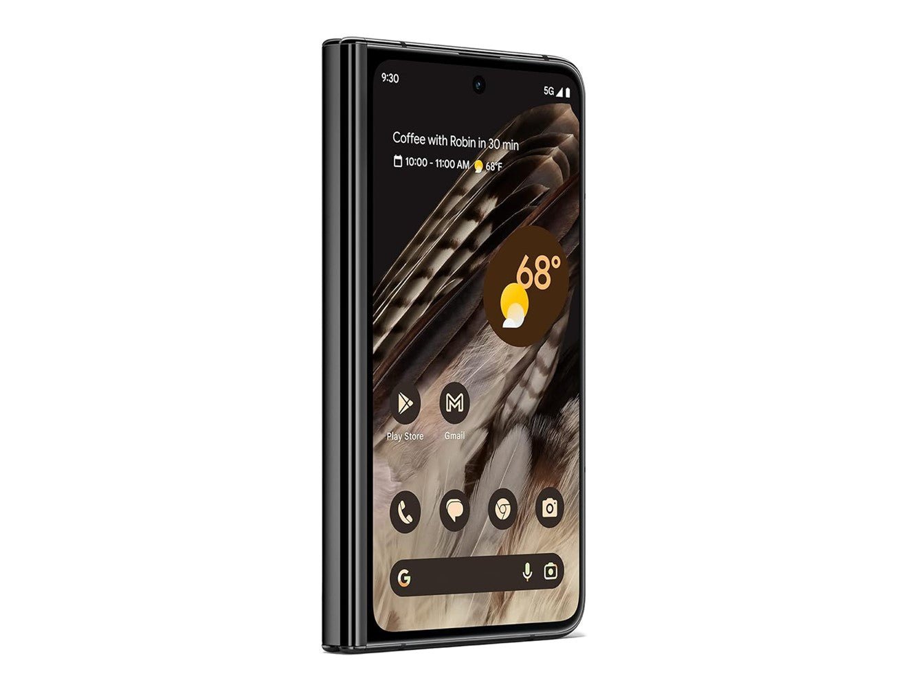 Google Pixel Fold 5G Nano SIM + eSIM 256GB 12GB RAM Folding Phone - Obsidian Mobiles & Tablets > Mobiles