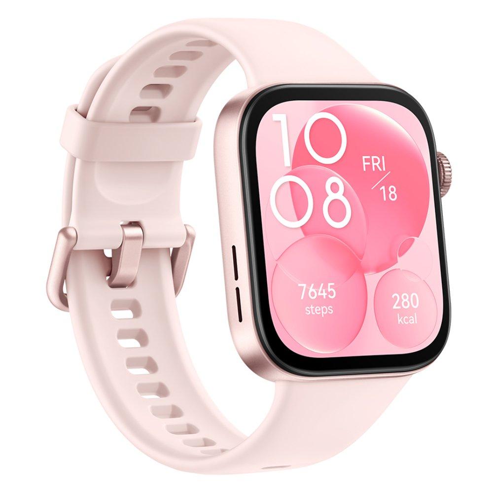 Huawei Watch Fit 3 - 1.82 inch AMOLED / Bluetooth 5.2 / Pink Smart Watches