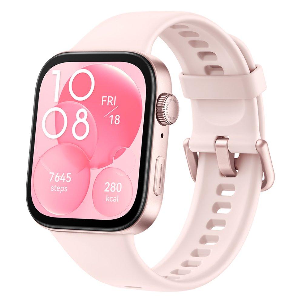 Huawei Watch Fit 3 - 1.82 inch AMOLED / Bluetooth 5.2 / Pink Smart Watches