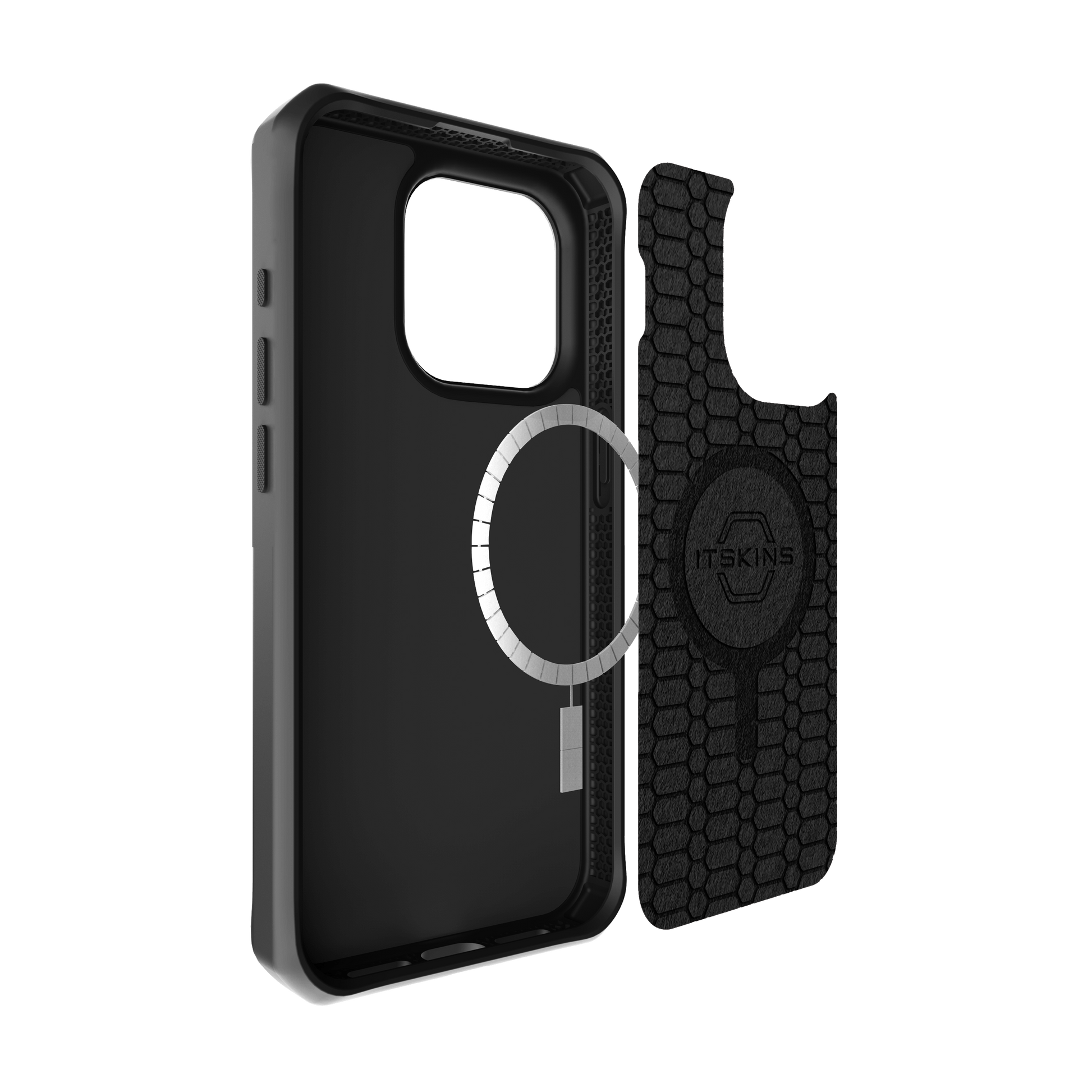 Itskins Ballistic Carbon Magsafe Case - Apple iPhone 15 Pro Max / Black Accessories > Mobiles & Tablets > Mobiles >