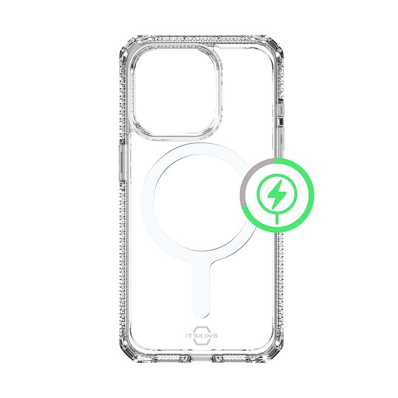 Itskins Hybrid Clear Magsafe Case - Apple iPhone 15 Pro Max / Transparent Accessories > Mobiles & Tablets > Mobiles >