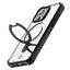 Itskins Hybrid Stand Magsafe Case - Apple iPhone 15 Pro Max / Black And Transparent Accessories > Mobiles & Tablets >