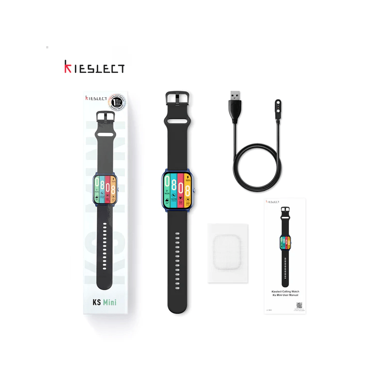Kieslect Smart Calling Watch Ks Mini - Black / Blue Smart Watches
