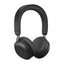 Jabra Evolve2 75 MS Stereo USB-A Headphone with Charging Stand - Wireless / Black