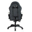 GADGETON Imperial Series PVC Leather Gaming Chair With Footrest - Black/White